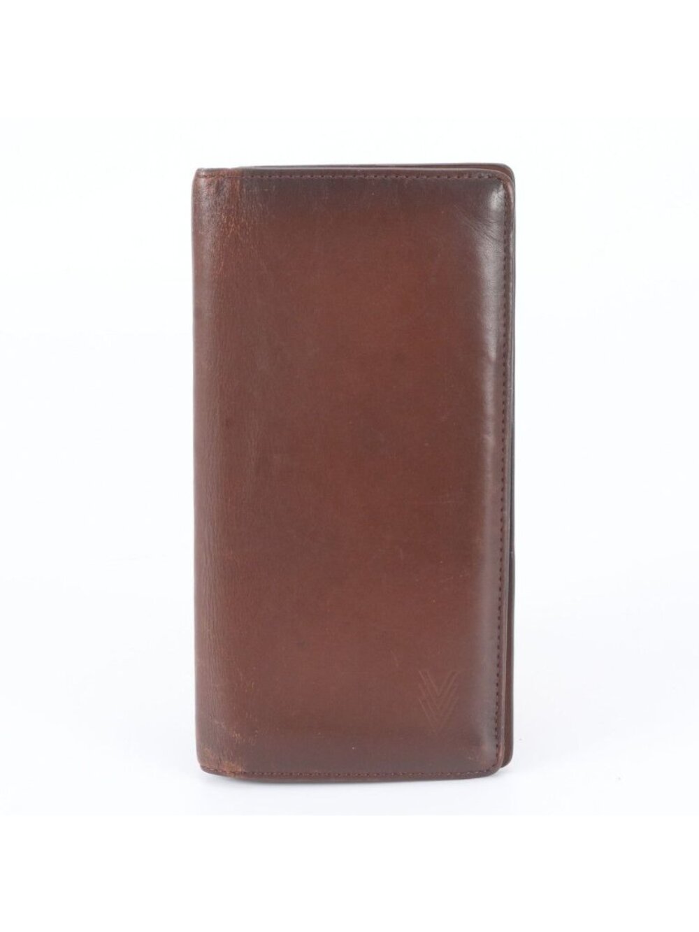 Louis Vuitton Portefeuille Brazza Cuir Ombre Leather Wallet Bifold Brown